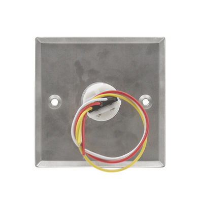 Heavy Duty Green Dome Exit Button , Square Size 3 * 3 Mushroom Push Button Switch