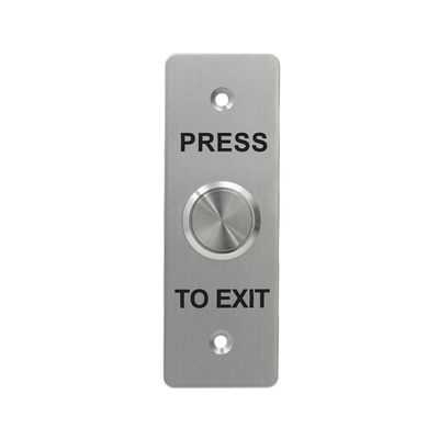 Stainless steel Push To Release Button Customised Sign Super Contact Area