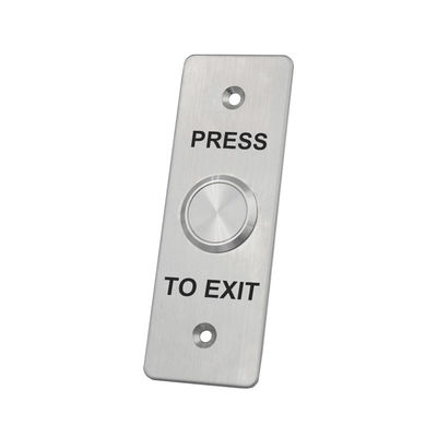 Stainless steel Push To Release Button Customised Sign Super Contact Area