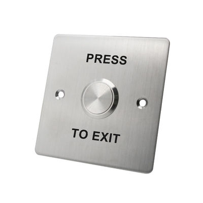 Stainless Steel Switch Button Push To Exit Button With Big Contact Area