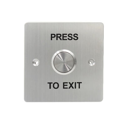 Stainless Steel Switch Button Push To Exit Button With Big Contact Area