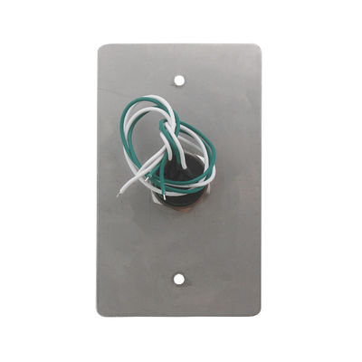Anti - Vandal Red Or Green Door Exit Push Button Micro Switch With Fireproof Material Faceplate