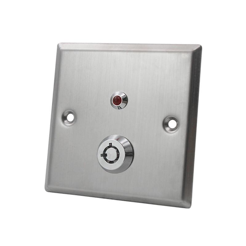 2 Pole Securitron Key Operated Switch , Two Position Safety Key Switch 12V